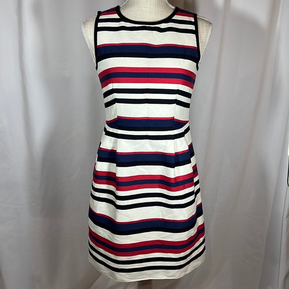 J. Crew Dresses & Skirts - J Crew Women’s Sleeveless Striped Dress Size 2